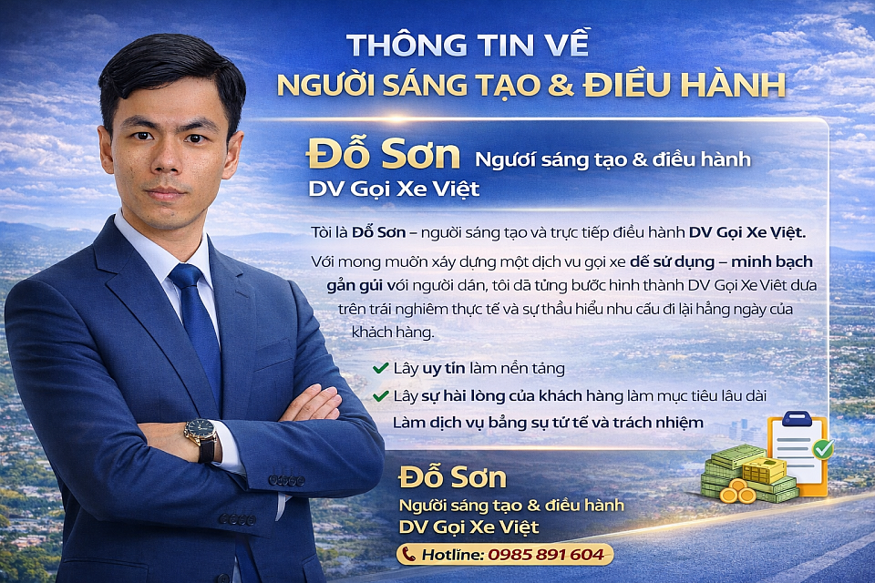Thông Tin Người Điều Hàng - Dv Gọi Xe Việt